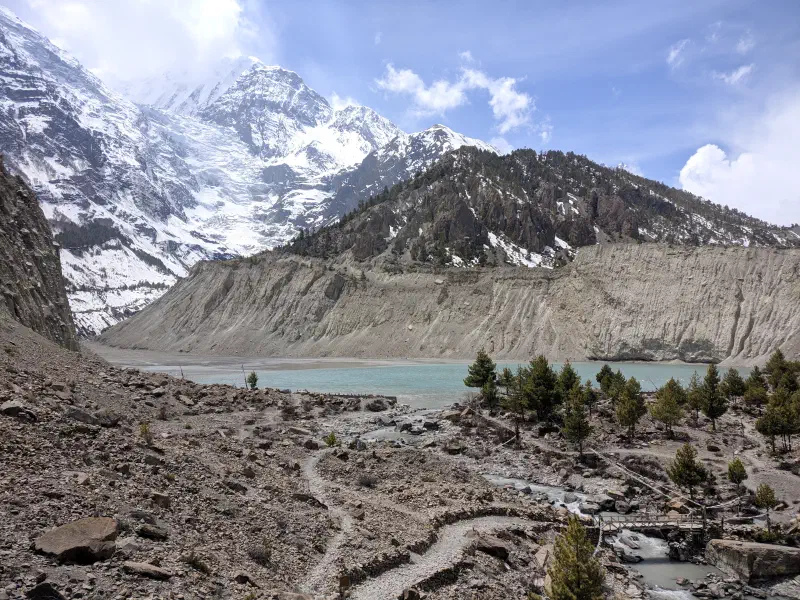 Vue du trek des Annapurnas