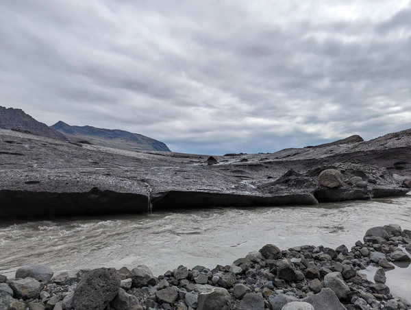 Vue sur le glacier de Skaftafell