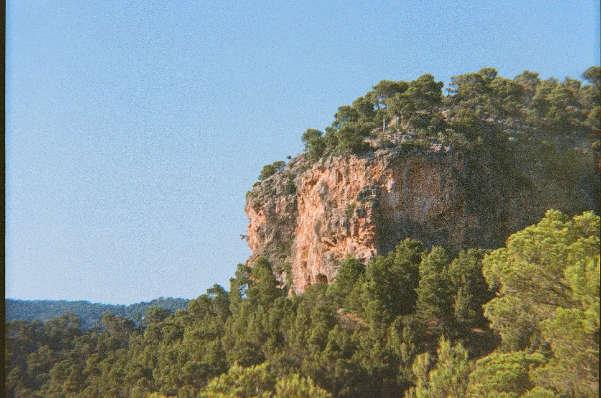 Photo d'une falaise