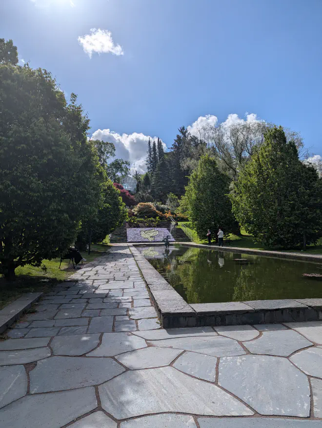 L’entrée du jardin botanique