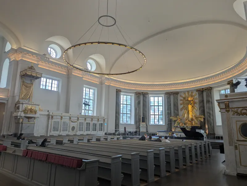 The interior of Gothenburg Cathedral