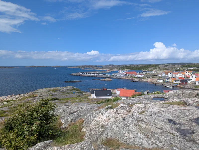 Vue depuis le Lotsutkiken de l&rsquo;île de Vrångö