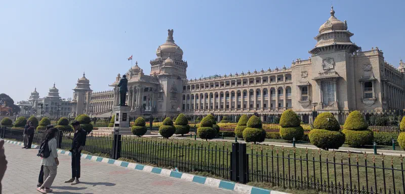 Vidhana Soudha, siège du pouvoir législatif de l&rsquo;État du Karnataka