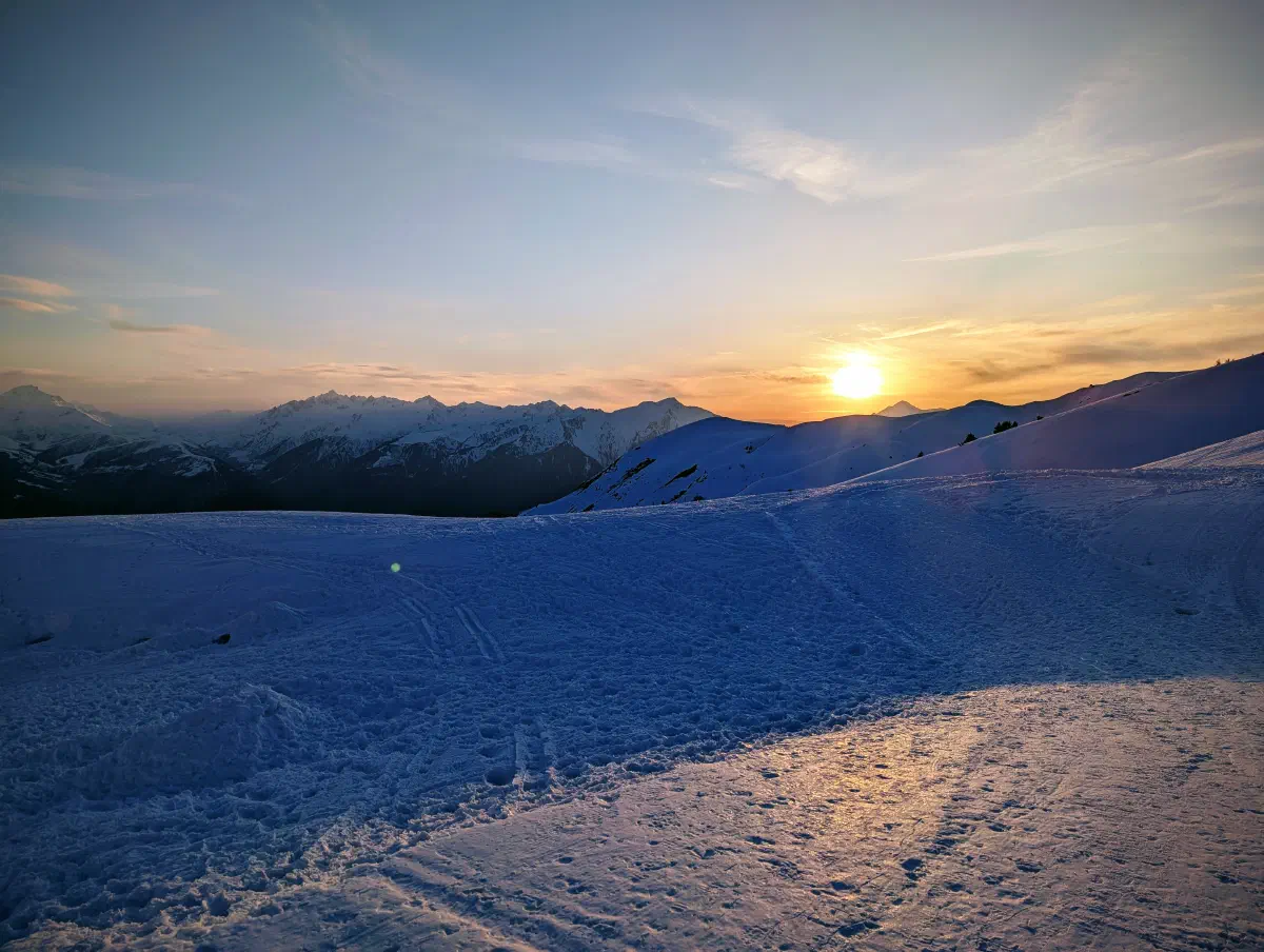 Vue depuis le refuge du Nant du Beurre