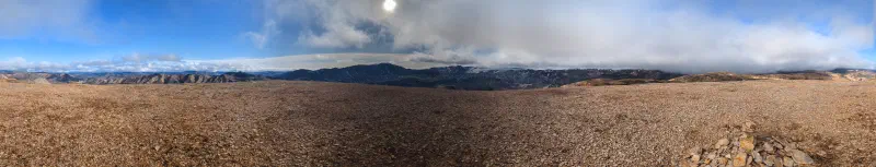 Panorama depuis le sommet du Skalli